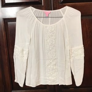 Lily Pulitzer white blouse